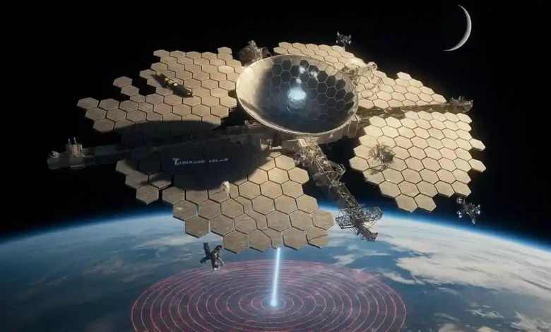 The Solar Power Station (AI Generated)