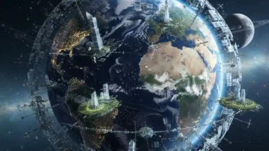 Earth Imagined as Type 1 Civlilzation