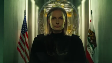 The AI Judge - A scene from the upcoming movie Mercy