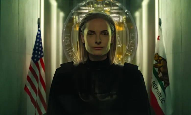 The AI Judge - A scene from the upcoming movie Mercy